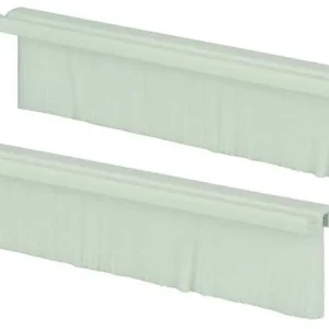 Conjunto de 2 Escovas Brancas para Placa de Parede Dupla