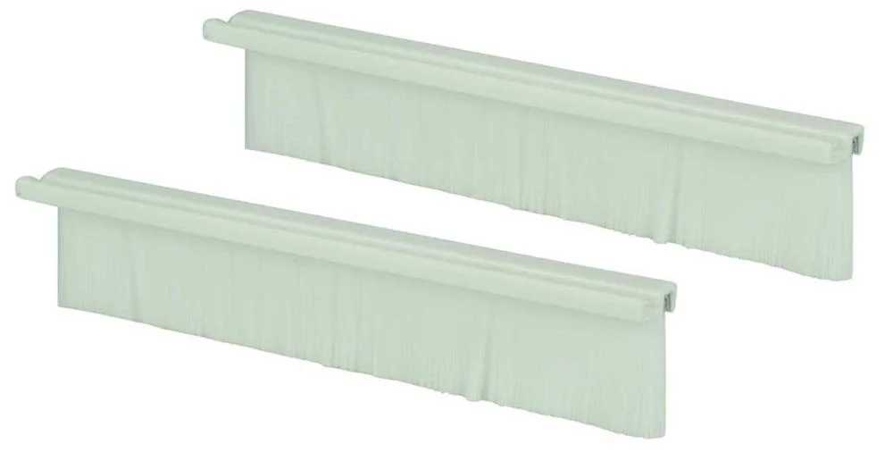 Conjunto de 2 Escovas Brancas para Placa de Parede Dupla
