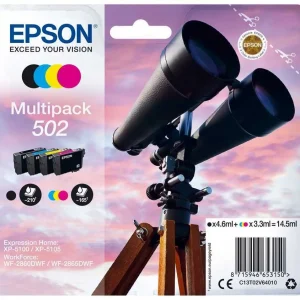 Multipack Epson 502 4 Cores - C13t02v64020