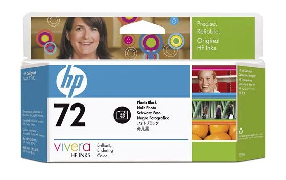 Tinteiro de Tinta Original Hp 72 Photo Preto