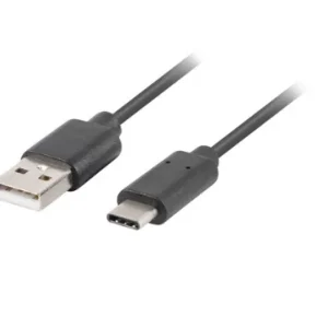 Cabo Micro Usb Lanberg Ca-Usbo-20cu-0005-Bk Preto.