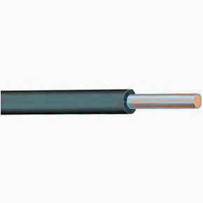 CABO15PT Cabo electrico 1,5mm unifilar preto
