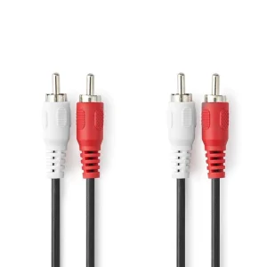 Cabo de Áudio Stereo  2x Rca Macho  2x Rca Mach.