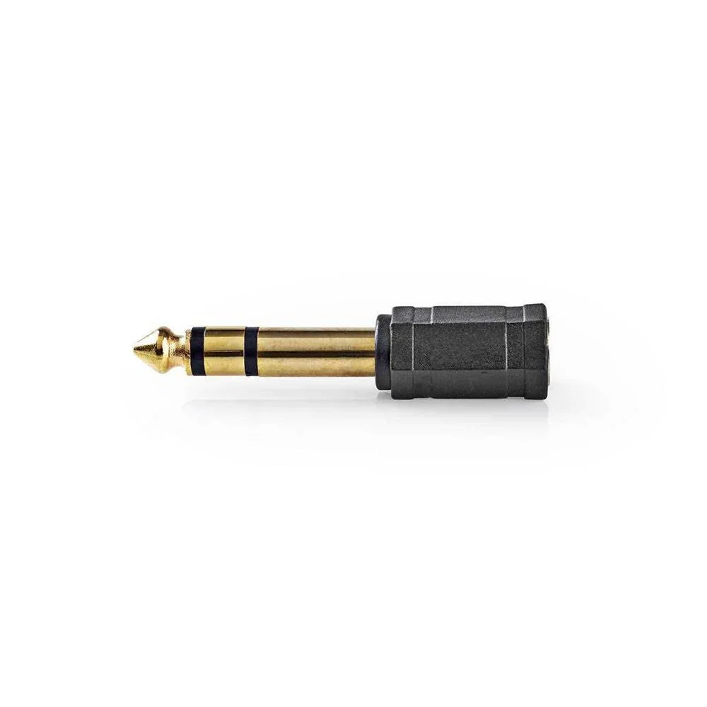 Adaptador de Áudio Estéreo 6,35 Mm Masculino - .