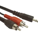 Cabo Áudio Jack para 2 Rca Gembird Cca-458-2.5m