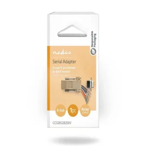 Adaptador D-Sub Fêmea de 9 Pinos Rj45 Feminino