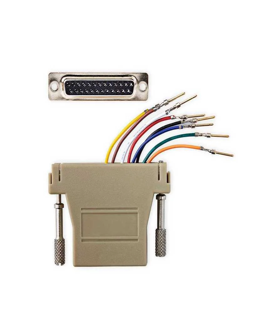 Nedis Ccgb52822iv Cabo de Série Marfim Db-25 Rj-45