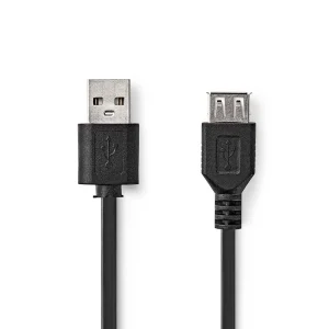CCGB60010BK20 Cabo USB-A 2.0 macho / USB-A femea com 2m