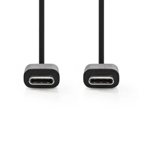 Cabo Usb 2.0 Tipo-C Macho para Tipo-C Macho 1m