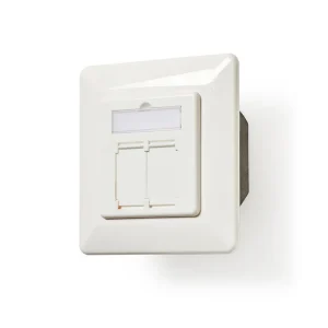 Caixa de Junção de Parede Cat 6a 2x Rj45 Fema.