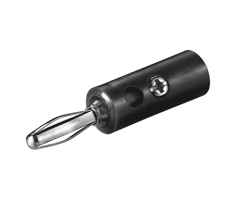Banana Macho de 4.0mm. Preto