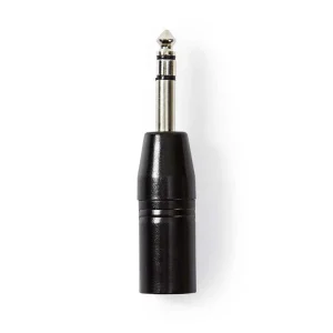 Adaptador Xlr Stereo  Xlr 3 Pinos Macho - 635 .