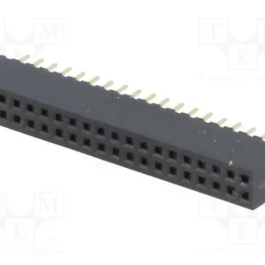 Tomada, Pinos, Fêmea, Pin: 40, Simples, 1,27mm, T.