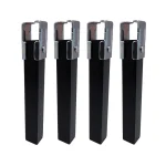 Conjunto de 4 Pés para Somier Pt25 35x35x255mm S/.