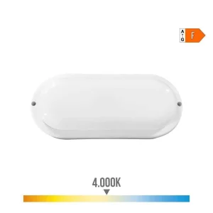 Aplique Oval LED 18w 1820lm 4.000k 23x4,5x10,2cm .