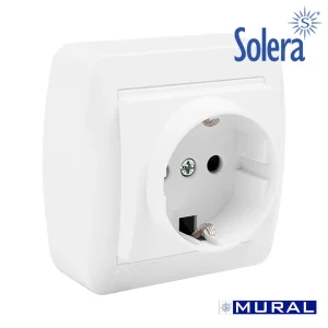 Base Bipolar com T/Tl 74x72x28mm S. Mural Solera M