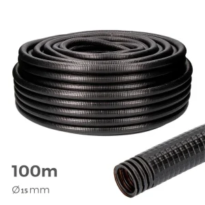 Tubo Anelado Ferroplast Ext. 15mm M-20 Euro/Mts
