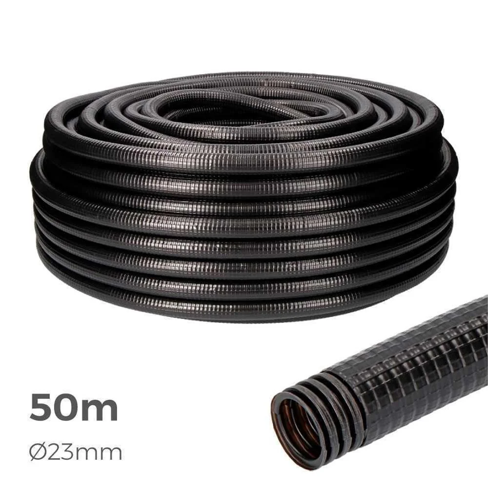 Tubo Anelado Ferroplast Ext. 23mm M-32 Euro/Mts