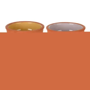 Set 4 Bacias para Aperitivos de Barro Cor Terraco.