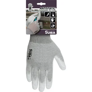 Luva Antiestática de Nylon/Fibra de Carbono