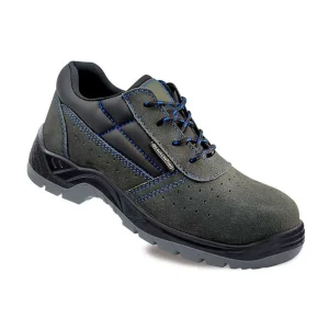 Sapatos de Segurança de Camurça Perfurada T45 Blac