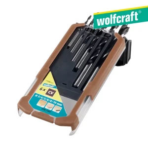 Pack 6 Brocas Espiral para Madeira Wolfcraft