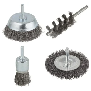 Jogo de Escovas, Vastago Redondo 6mm 2133000 Wolf.