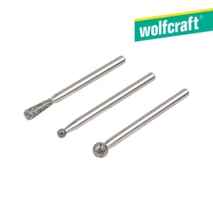 Kit de 3 Chaves Diamante Esféricas e Cónicas 5988.