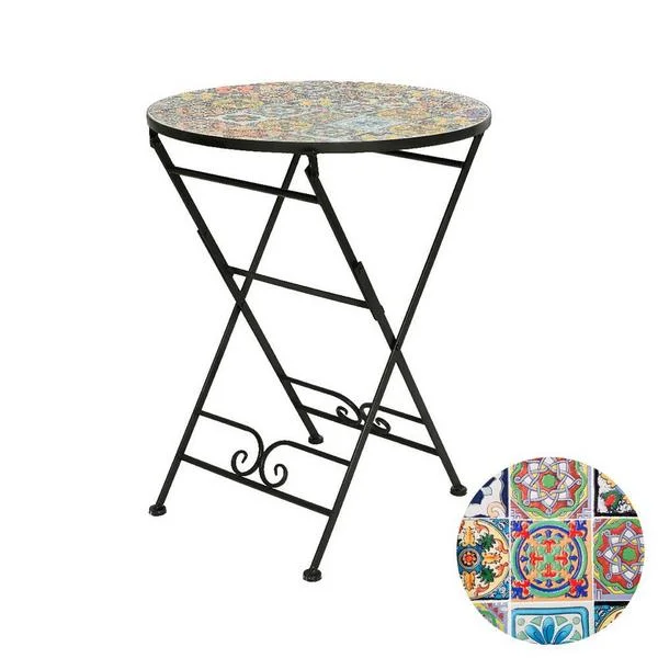 Mesa Mosaico Modelo Praga para Exterior