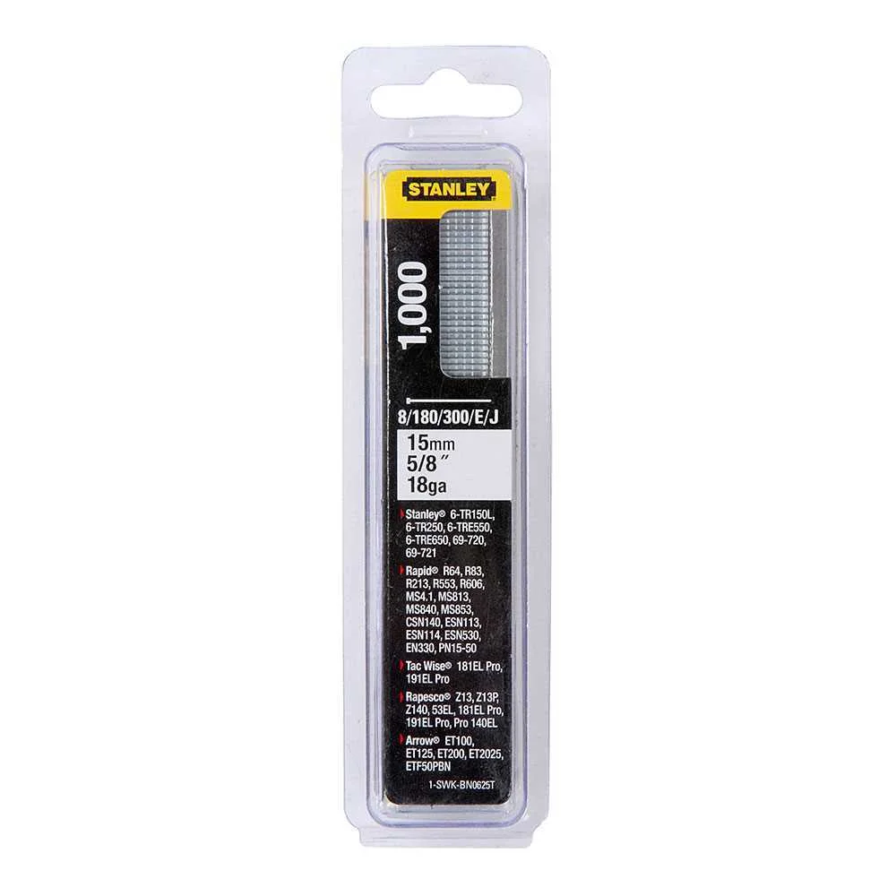 Caixa 1000 Pregos/Brad 8/300/E/Tipo J - 15mm 1-Sw.
