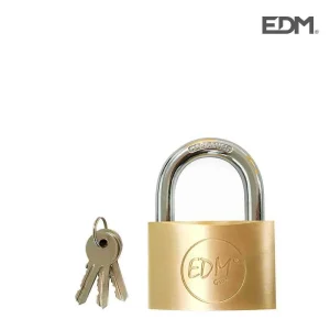 Cadeado Latão Arco Normal 50x30mm Blister