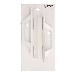 Blíster Puxador Placa Reta 6804 Aluminio Branco E.