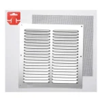 Grelha Anti-Mosquito Aluminio 0.6 Natural 200x200m
