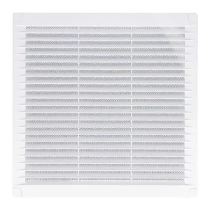 Grelha de Ventilação Quadrada com Plugues e Mosqu.