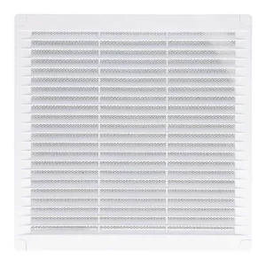 Grelha de Ventilação Quadrada com Plugas e Rede M.