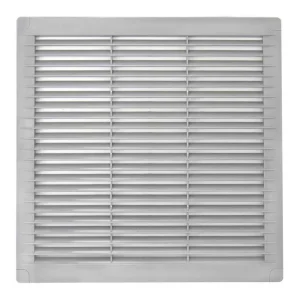 Grelha de Ventilação Quadrada com Plugues e Mosqu.