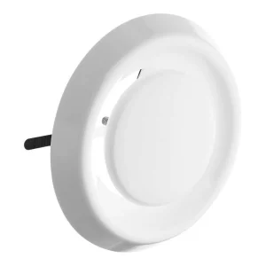 Difusor de Entrada Redondo Ø125x47mm Abs Branco