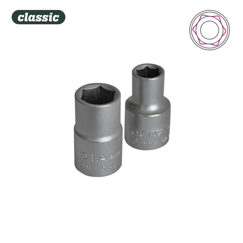 Chave de Caixa Sextavada Encaixe 1-2 de 24mm E624