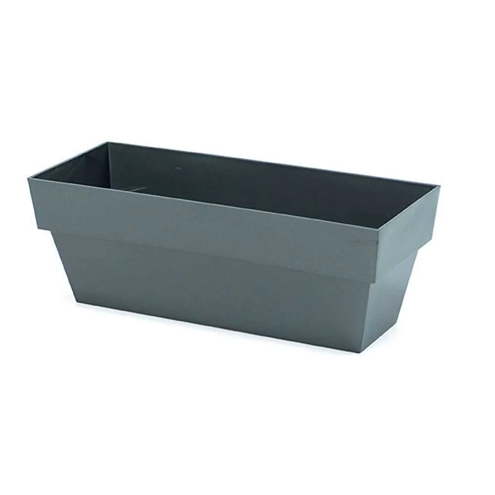 Floreira Limited 10x25cm Antracita Plastiken