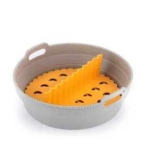Cesto de Silicone Dobrável para Fritadeira de Ar .