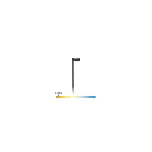 Pedestal Solar Quadrado Ip44 1.5w 200lm 2700k Luz