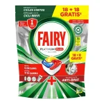 Fairy Platinum Tudo em 1 15+8 Cápsulas Lava-Louças