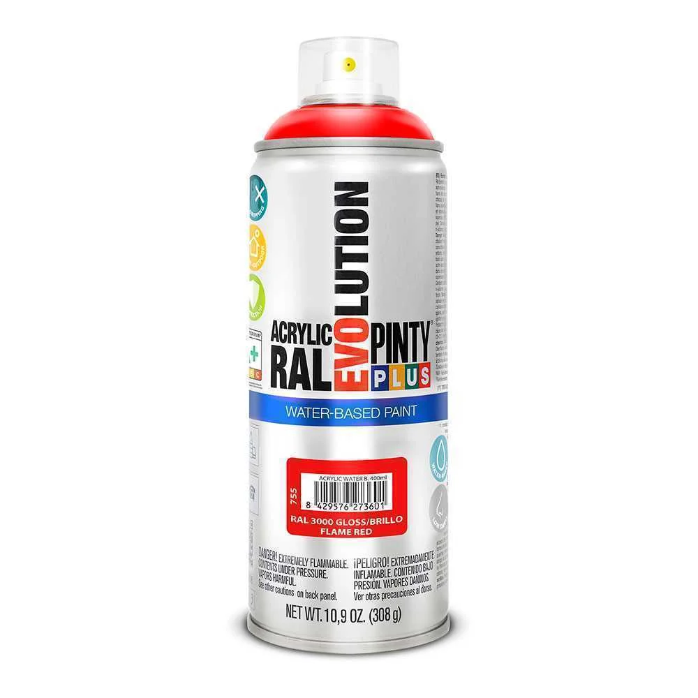Spray Pintyplus a Base de Água Vermelho Vivo 520cc
