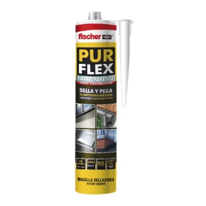 Fischer Purflex Transparente 310ml - Cola e Veda