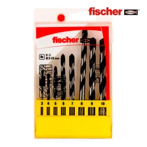 Brocas para Betão 3/4/5/6/7/8/9/10 Mm - Pack 8 Uni