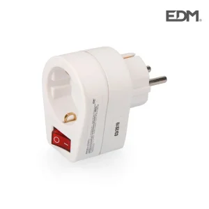 Ficha Adaptadora com Interruptor Embalado Edm