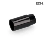 Casquilho Bk Reforçado E-14 Preto Embalado Edm