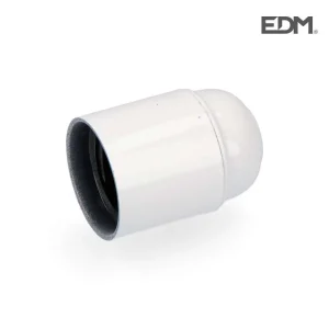 Casquilho Bk Reforçado E-27 Branco Edm Embalado