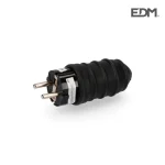 Ficha de Borracha 16a T/Tl 4,8mm Retractilada