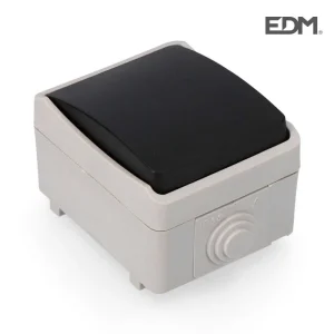 Botão Estanque Economico Ip44 Retractilado Edm